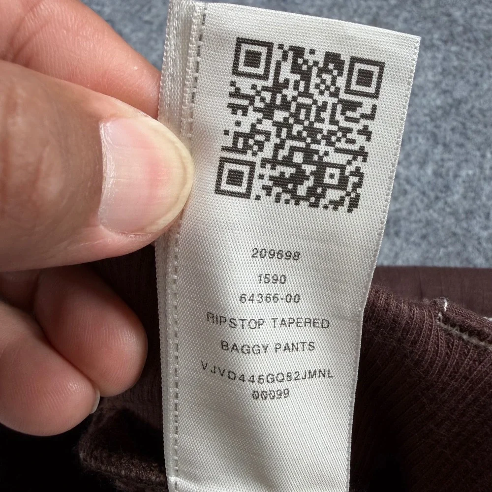 True Religion Men's 2XL Brown Cargo Pants NWT Baggy Utility Contrast Stitch Y2K